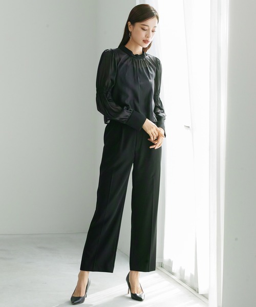 REPLETE（リプリート） パンツドレス 「REPLETE」LAYERED PANTS DRESS