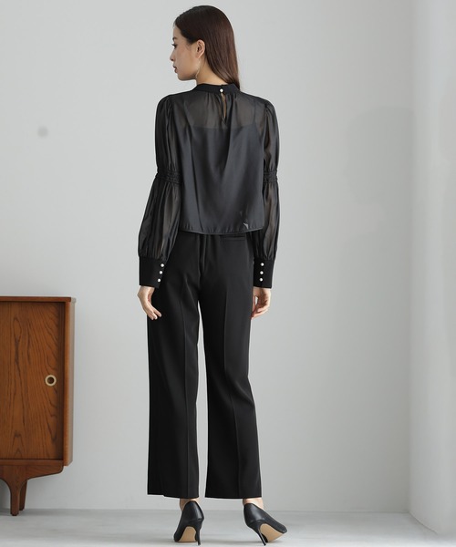 REPLETE（リプリート） パンツドレス 「REPLETE」LAYERED PANTS DRESS