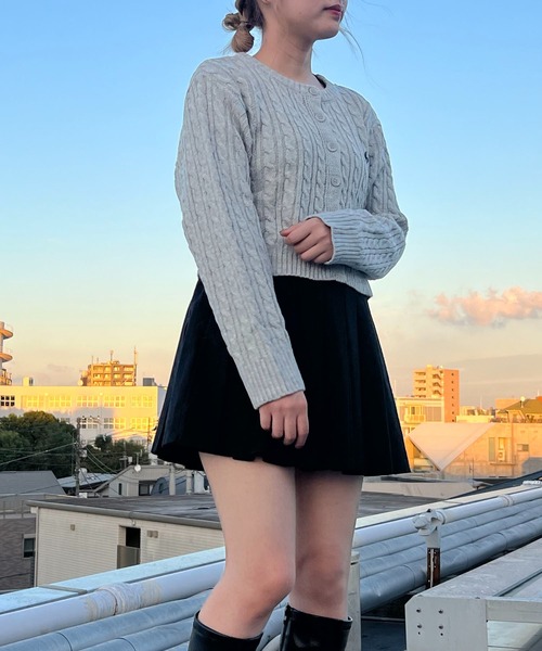 aqu　UNITED TOKYO スクエアパターンショートコート スクエアパターンショートコートUnited tokyo