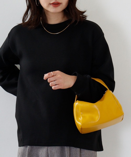 tシャツ Anna Nicola 異素材切替プルオーバー レディース Anna Nicola tシャツ 異素材切替プルオーバー レディース