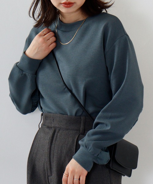 tシャツ Anna Nicola 異素材切替プルオーバー レディース Anna Nicola tシャツ 異素材切替プルオーバー レディース