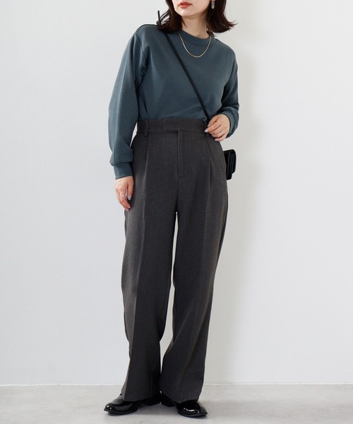 tシャツ Anna Nicola 異素材切替プルオーバー レディース Anna Nicola tシャツ 異素材切替プルオーバー レディース