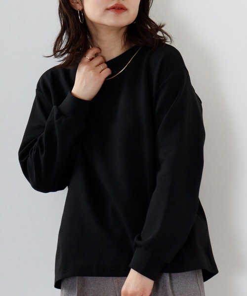 tシャツ Anna Nicola 異素材切替プルオーバー レディース Anna Nicola tシャツ 異素材切替プルオーバー レディース