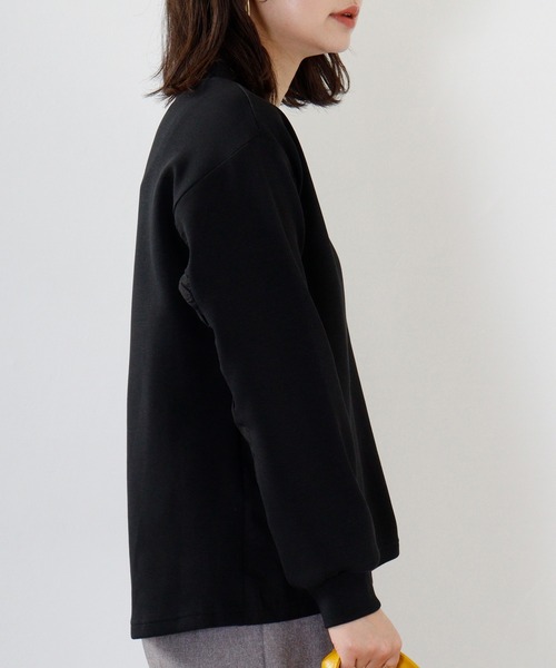 tシャツ Anna Nicola 異素材切替プルオーバー レディース Anna Nicola tシャツ 異素材切替プルオーバー レディース