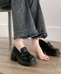 yellow ローファー厚底WEISS PLATFORM LOAFERS - メルカリ