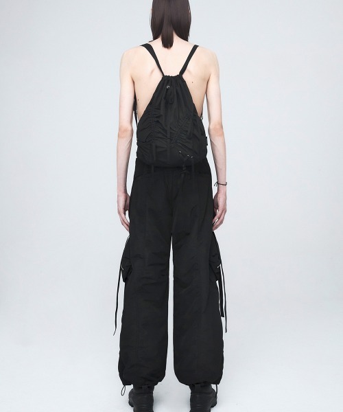 【ラスト一点】NACHE CONVEX TIE CARGO PANTSチャコール NACHE カーゴパンツ NACHE/ナチェ CONVEX TIE CARGO PANTS