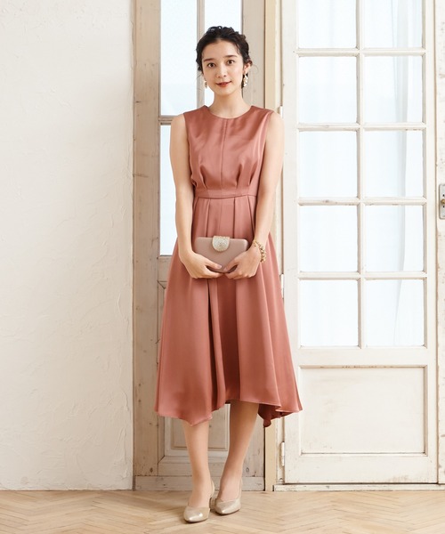 AIMER」 ノースリーブワンピース LARGE ピンク系その他 レディース 