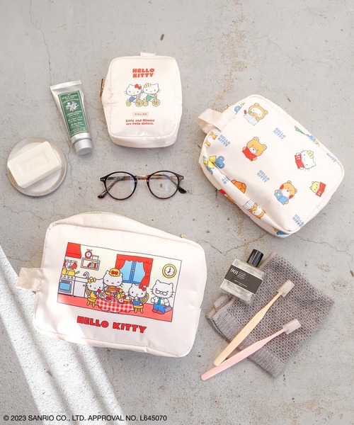 MKD.ZAKKA 旅行 バイカラー旅行用ランドリー トラベルポーチ 4点