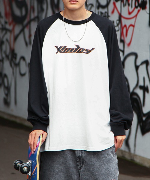 ZIP FIVE tシャツ 「ZIP FIVE」 ピグメント 90s ロゴ ラグラン