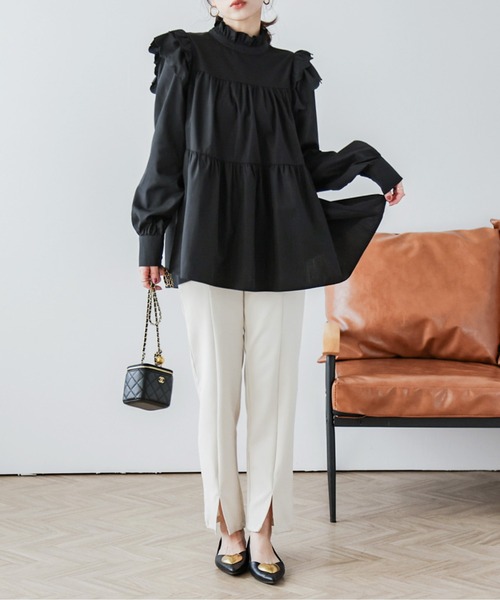 SUGAR BISKET（シュガービスケット） ブラウス シャツ ティアード