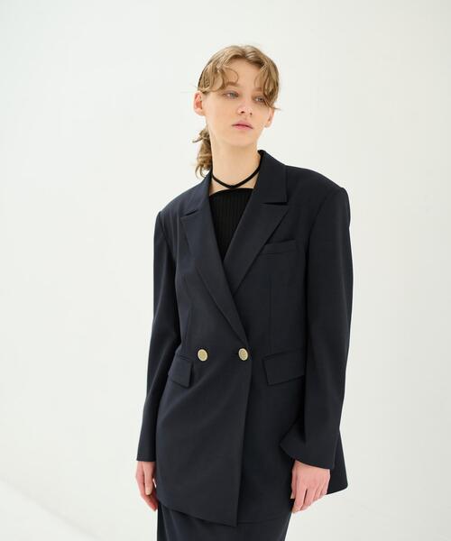 coco★ランバン★LANVIN★テーラードジャケット★レディース★ネイビー★紺★38(M)★中古※レターパックプラス発送可★86108 coco 中古 ランバンスポーツ LANVIN SPORT レディーステーラード