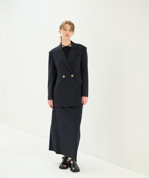 LANVIN SPORT ブラック ドット柄 レディース ジャケット 40