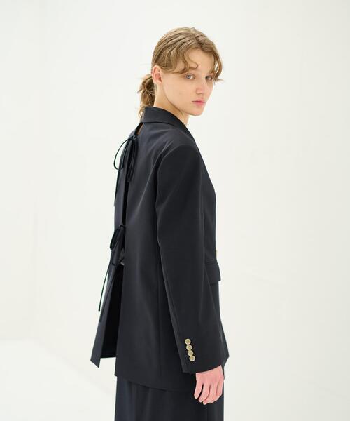LANVIN en Bleu ジャケット テーラードジャケット ドライ