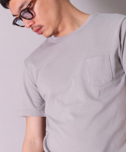 BAYBLO tシャツ (BB)「ユニセックス」胸ポケット クルーネック T