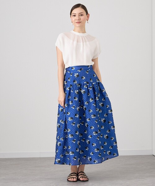 ANAYI（アナイ） ニット セーター バックリボンネックシアー プル
