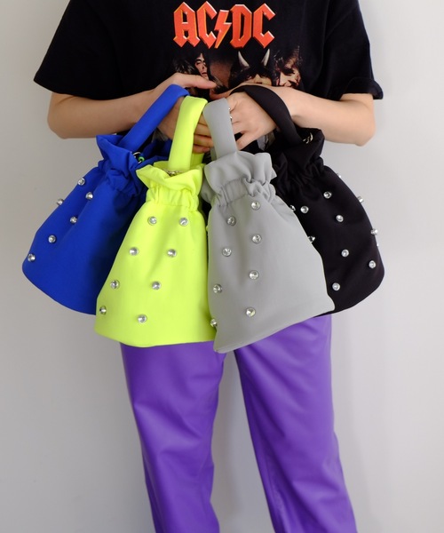 4℃⭐️2wayハンドバッグ ショルダーバッグ ラメ ハンドル調整可能！オススメ✨ me+em select ショルダーバッグ バッグ 「 3color ／ 2WAY
