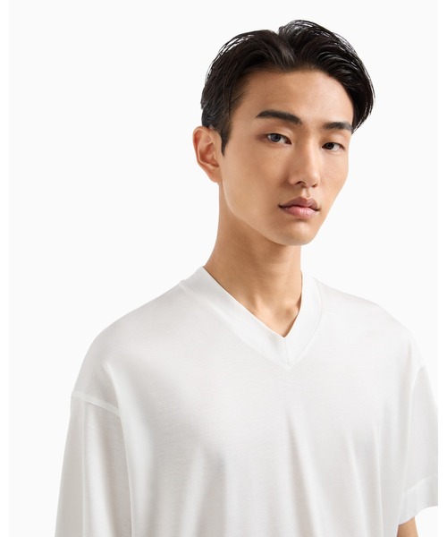 EMPORIO ARMANI tシャツ 「エンポリオ アルマーニ」ASV VネックTシャツ
