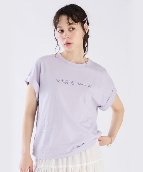 tシャツ マカロンロゴTシャツ レディース