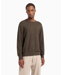 A|X アルマーニ エクスチェンジ　オールオーバーニットハイカットスニーカー undefined