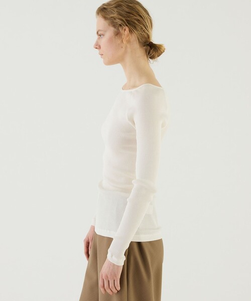 GALERIE VIE（ギャルリー ヴィー） tシャツ コットンシルクリブ