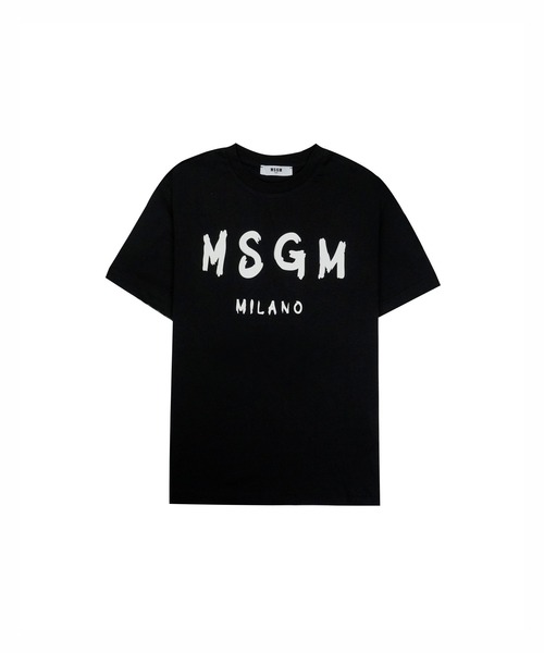 【新品未使用タグ付き】【大人OK 】MSGM ブラッシュロゴTシャツ 14Y MSGM KIDS tシャツ 「Basci Color」MSGM ブラッシュロゴTシャツ