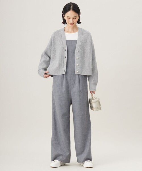 自由区（ジユウク） カーディガン ウールカシミヤブレンドラメ