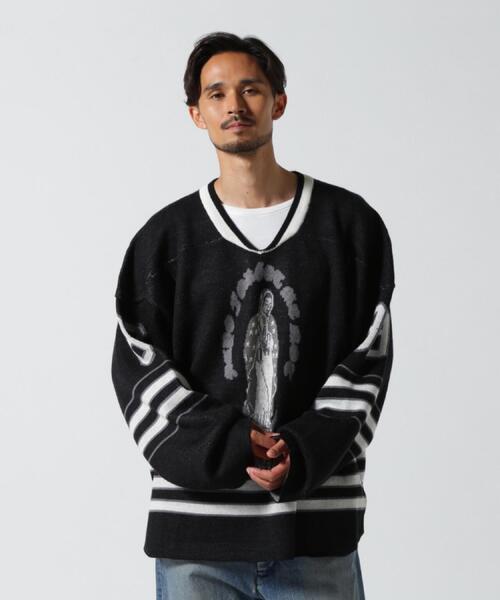 セーター ニット MAYO/メイヨー/KNIT GAME SHIRT メンズ : 86884166 