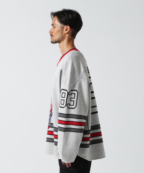 セーター ニット MAYO/メイヨー/KNIT GAME SHIRT メンズ : 86884166 