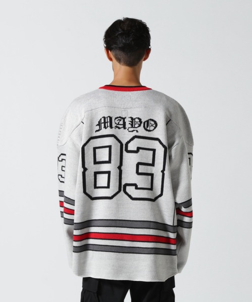 セーター ニット MAYO/メイヨー/KNIT GAME SHIRT メンズ : 86884166 