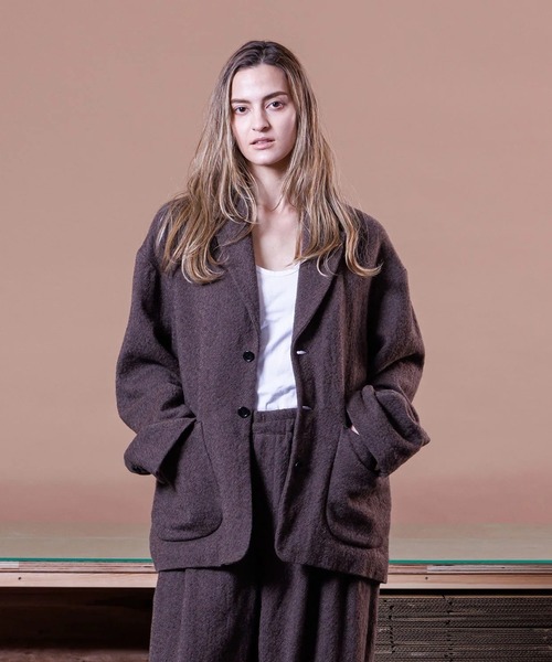 ジャケット・アウター VOAAOV polyester melton short blouson VOAAOV ジャケット