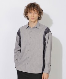 CB CRESTBRIDGE シャツ ドッキングチェックビッグシャツ メンズ
