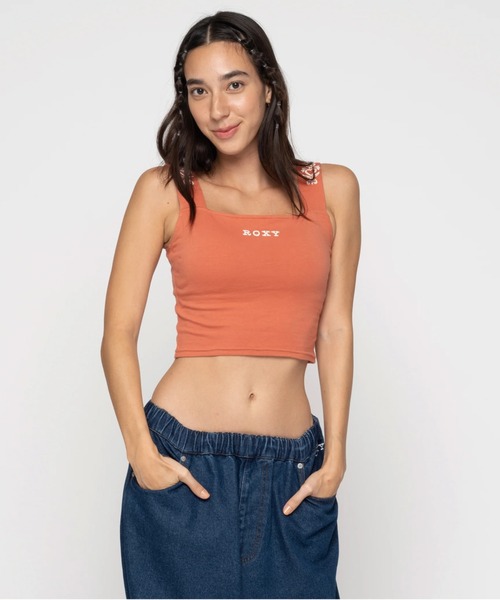 ロキシー キャミソール レディース 通販 新作 人気 女性 カップ付き キャミラッシュ かわいい おしゃれ ギフト プレゼント ボタニカル柄 ROXY RSW222024 ROXY キャミソール IT'S SO LINDA /ロキシーブラカップ付き