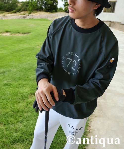 antiqua トレーナー スウェット 「STCH」ナンバーロゴトップス