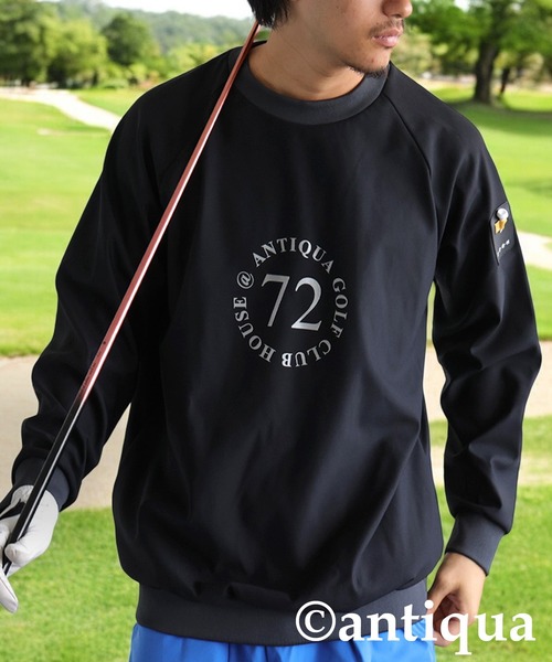 antiqua（アンティカ） トレーナー スウェット 「STCH」ナンバーロゴ
