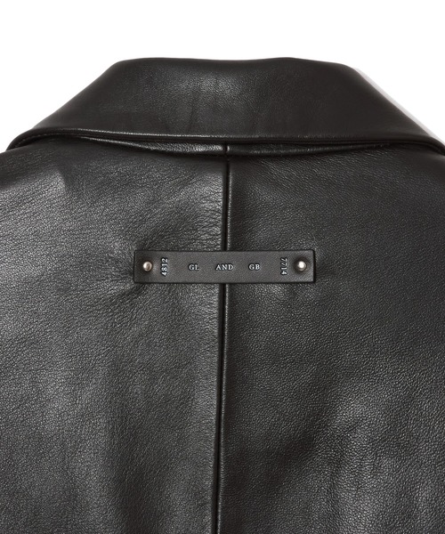 セレモニースーツ カジュアルスーツ SPANISH LAMB LEATHER BLAZER / スパニッシュラムレザー ブレザー メンズの画像