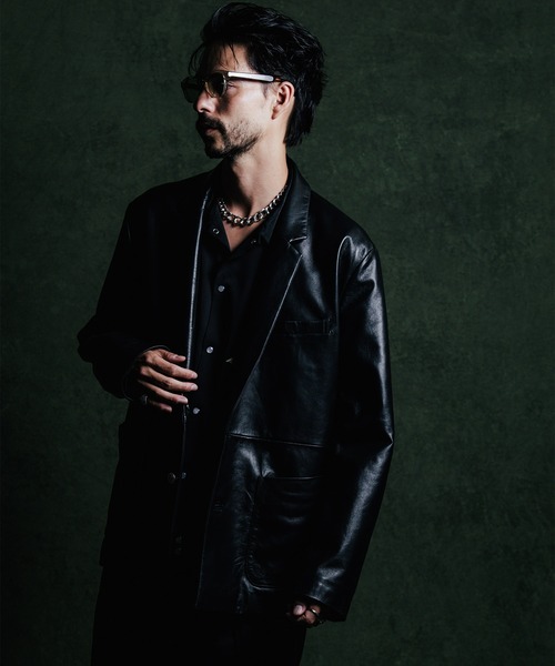 CRIMIE カジュアルスーツ SPANISH LAMB LEATHER BLAZER / スパニッシュ 