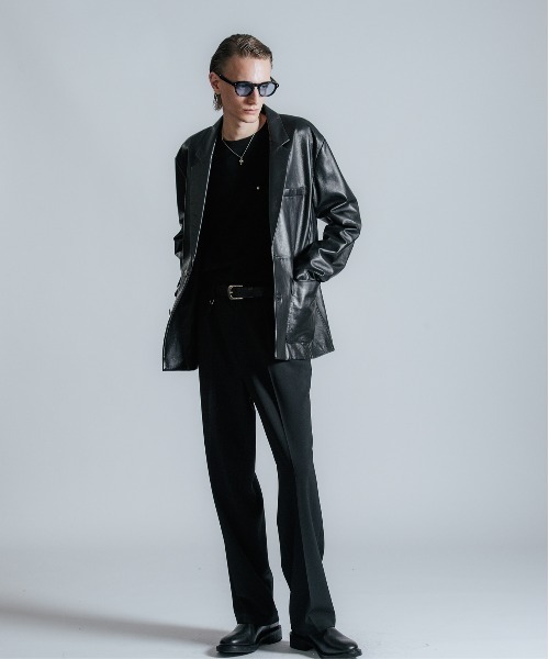 CRIMIE（クライミー） カジュアルスーツ SPANISH LAMB LEATHER BLAZER