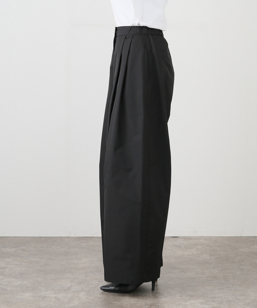 AMOMENTO パンツ 「AMOMENTO / アモーメント」TWO TUCK BALLOON