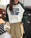 トレーナー スウェット リンガー配色スウェット...の詳細画像3
