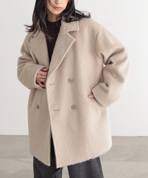 for/c（フォーシー） ピーコート pコート 「新色追加」シャギーハーフ