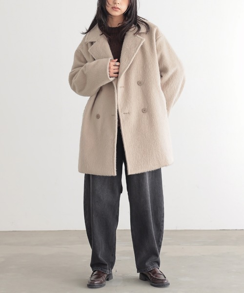 for/c（フォーシー） ピーコート pコート 「新色追加」シャギーハーフ