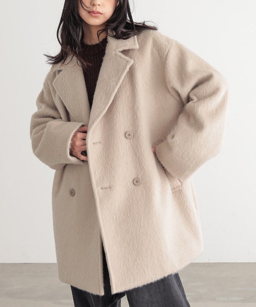 for/c（フォーシー） ピーコート pコート 「新色追加」シャギーハーフ