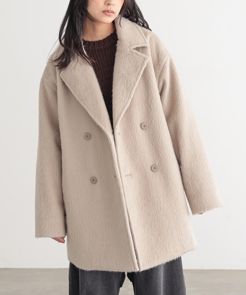 for/c（フォーシー） ピーコート pコート 「新色追加」シャギーハーフ