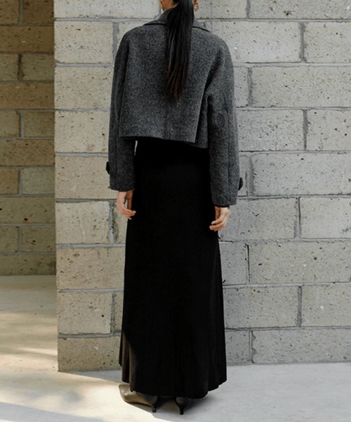 SMILE ORCHID（スマイルオーキッド） ピーコート pコート アルパカ