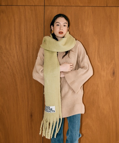 期間限定セール！！theatre productsマフラー THEATRE PRODUCTS（シアタープロダクツ） マフラー ストール BROWN