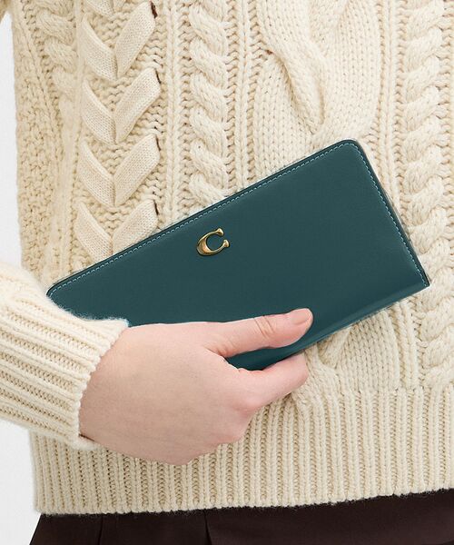 COACH エッセンシャルスリムウォレット COACH 財布 エッセンシャル スリム アコーディオン ジップ