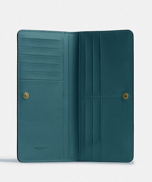 COACH/コーチ エッセンシャル スキニー ウォレット BLUE エッセンシャル スキニー ウォレット（財布）｜COACH（コーチ
