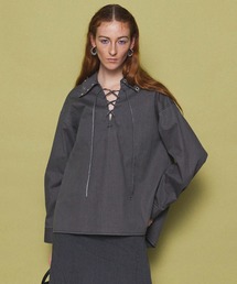 MAISON SPECIAL（メゾンスペシャル） ブラウス シャツ Lace Up