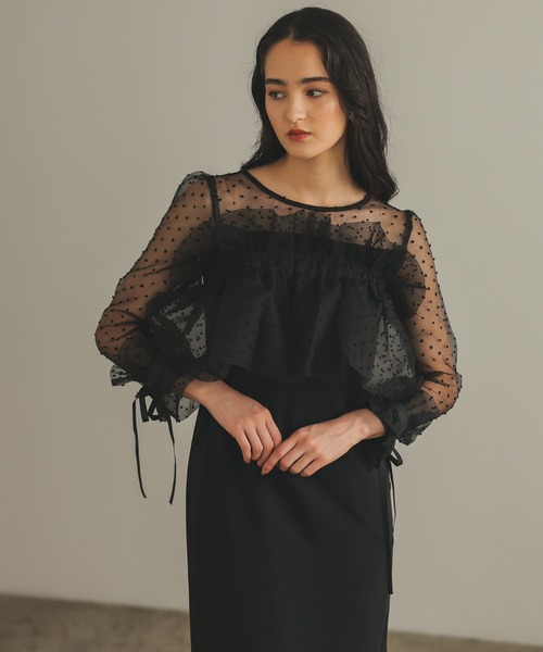 haremode（ハレモード） ドレス メニーウェイラッフルケープ