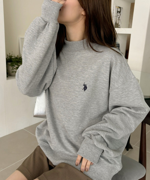 U.S. POLO ASSN. トレーナー スウェット Ada.別注 // ASSN モック 